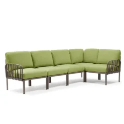 Komodo Canapé modulable d'extérieur 5 places