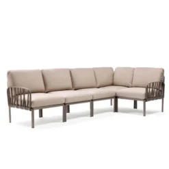 Komodo Canapé modulable d'extérieur 5 places