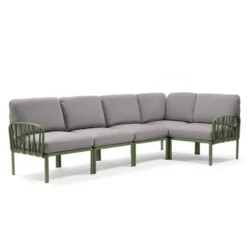 Komodo Canapé modulable d'extérieur 5 places