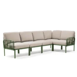Komodo Canapé modulable d'extérieur 5 places