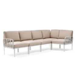 Komodo Canapé modulable d'extérieur 5 places