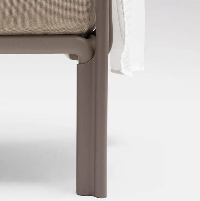 Komodo ombra 3 Canapé de jardin 3 places avec voile d'ombrage fabriqué en Italie