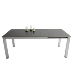 Kyoto Table rectangulaire en verre extensible