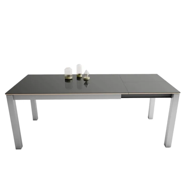 Kyoto Table rectangulaire en verre extensible