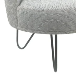 Léa Fauteuil lounge design art déco avec pieds épingle fabrication française