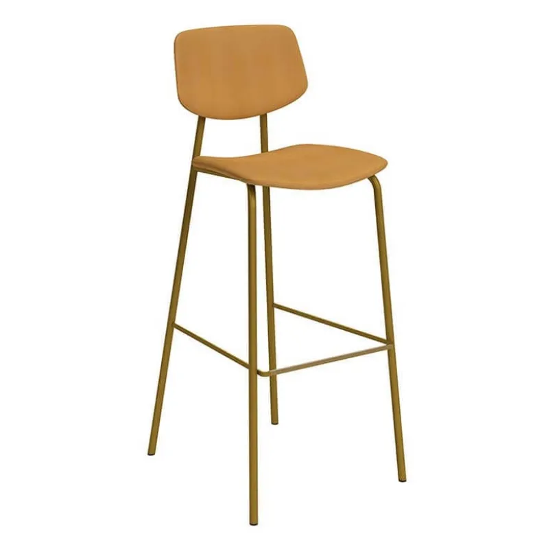 Lago Tabouret de bar style vintage rembourré en simili
