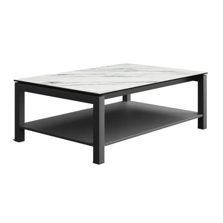 Lakera mini Table basse tendance en dekton et en acier