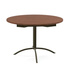 Laser Table de cuisine ronde en stratifié extensible