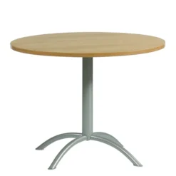 Laser Table ronde de cuisine en stratifié