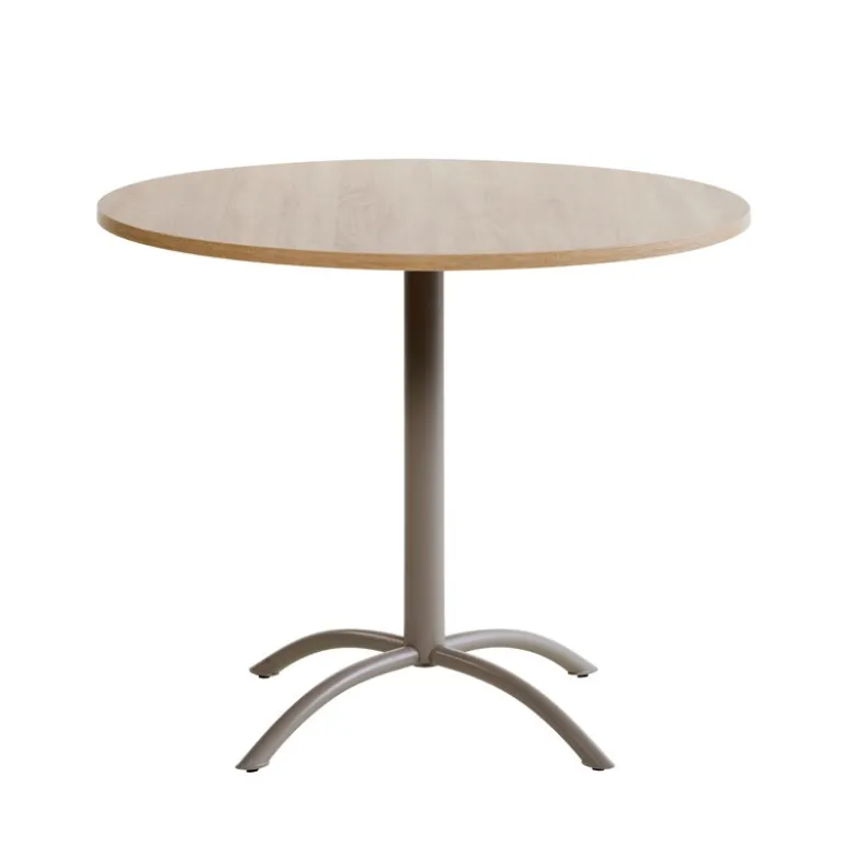 Laser Table ronde de cuisine en stratifié
