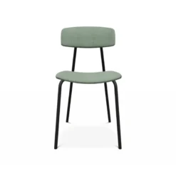 Lazio Chaise en tissu de style rétro fabriquée en Belgique