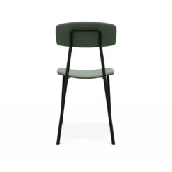 Lazio Chaise en tissu de style rétro fabriquée en Belgique