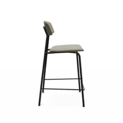 Lazio Tabouret snack de style vintage en tissu fabriqué en Belgique