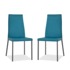 Lena Chaise italienne en cuir