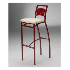 Liane Carrier® Tabouret de bar en synthétique et métal