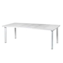 Libeccio Table de jardin extensible en polypropylène et aluminium