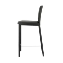 Loft Tabouret snack contemporain en simili et métal