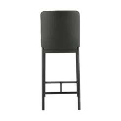 Loft Tabouret snack contemporain en simili et métal