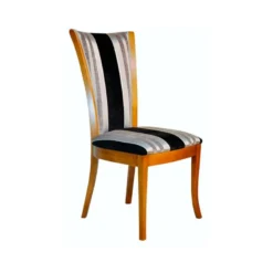 Lou Chaise de style en tissu fabriquée en France