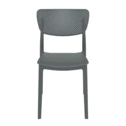 Lucy Chaise de jardin en polypropylène micro perforé