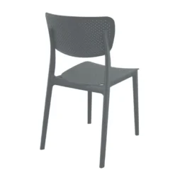 Lucy Chaise de jardin en polypropylène micro perforé