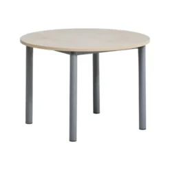 Lustra Table de cuisine ronde en stratifié