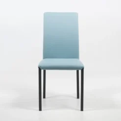 Marion H Chaise de salle à manger contemporaine en synthétique et métal