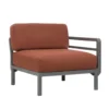 Maximo elemento Fauteuil de jardin équipé d'un accoudoir configurable