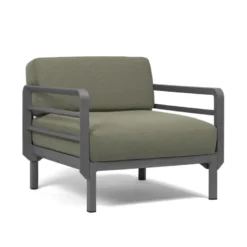 Maximo Fauteuil de jardin relax modulable avec accoudoirs