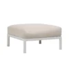Maximo Pouf de jardin en polypropylène et tissu