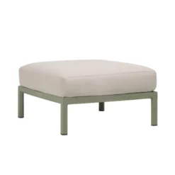 Maximo Pouf de jardin en polypropylène et tissu