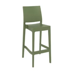 Maya Tabouret de bar empilable en polypropylène