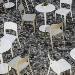 Nené Midj® Chaise de terrasse empilable en polypropylène