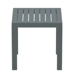 Ocean Side Table basse d’appoint carrée en résine pour jardin