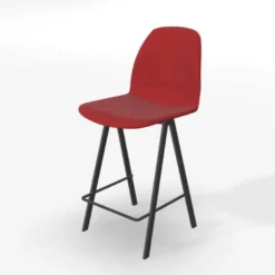 Ona Tabouret snack en tissu style moderne