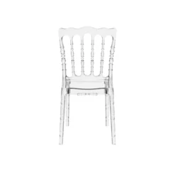 Opera Chaise Napoléon empilable revisitée en polycarbonate transparent