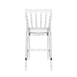Opera Tabouret snack empilable style Napoléon en polycarbonate transparent