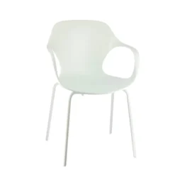 OPS ! Connubia© Fauteuil design italien empilable en polypropylène avec pieds en métal