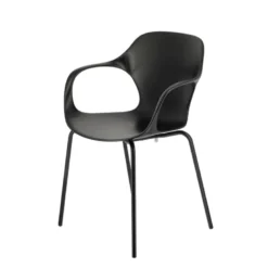 OPS ! Connubia© Fauteuil design italien empilable en polypropylène avec pieds en métal