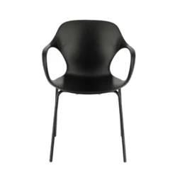 OPS ! Connubia© Fauteuil design italien empilable en polypropylène avec pieds en métal