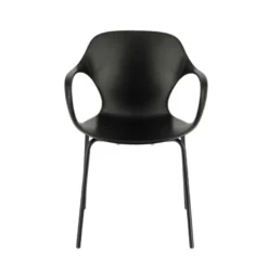 OPS ! Connubia© Fauteuil design italien empilable en polypropylène avec pieds en métal