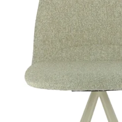 Osaka Tabouret snack moderne en tissu et pieds métal