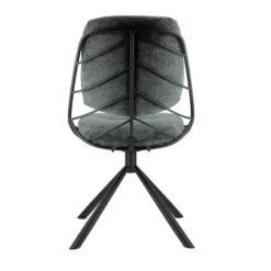 PaulineChaise design confortable pivotante en tissu
