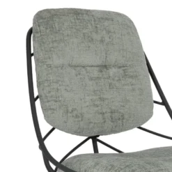 PaulineChaise design confortable pivotante en tissu