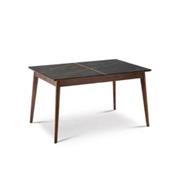 Paul Table extensible en bois et en céramique