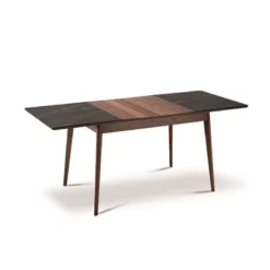 Paul Table extensible en bois et en céramique