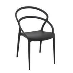 Pia Chaise de jardin tendance empilable en polypropylène