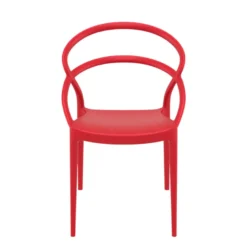 Pia Chaise de jardin tendance empilable en polypropylène