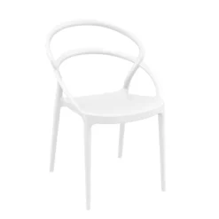 Pia Chaise tendance empilable en polypropylène