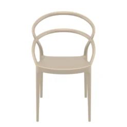 Pia Chaise tendance empilable en polypropylène